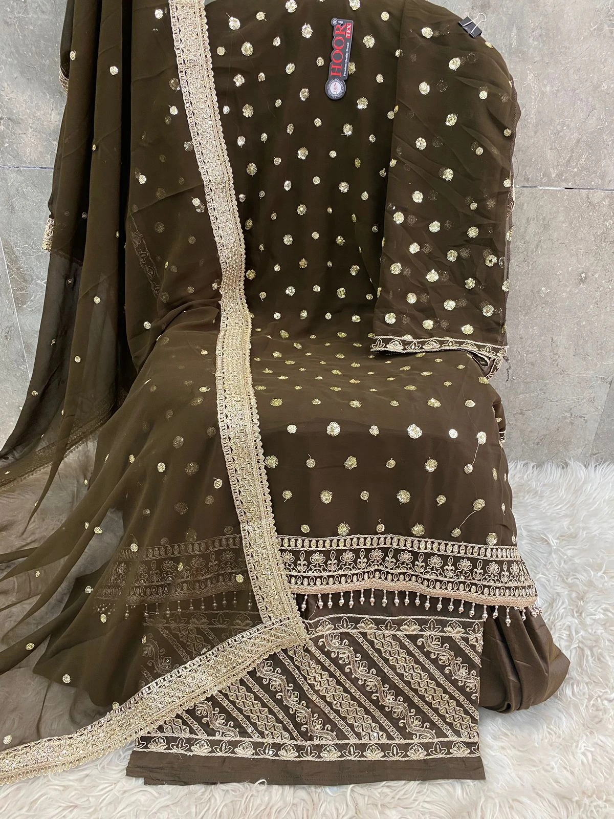 Hoor Tex H-290 Heavy Rayon Wholesale Pakistani Salwar Suit Catalog — Wholesale Salwar Suits, MPA wholesale from Surat - Gallery Image 9